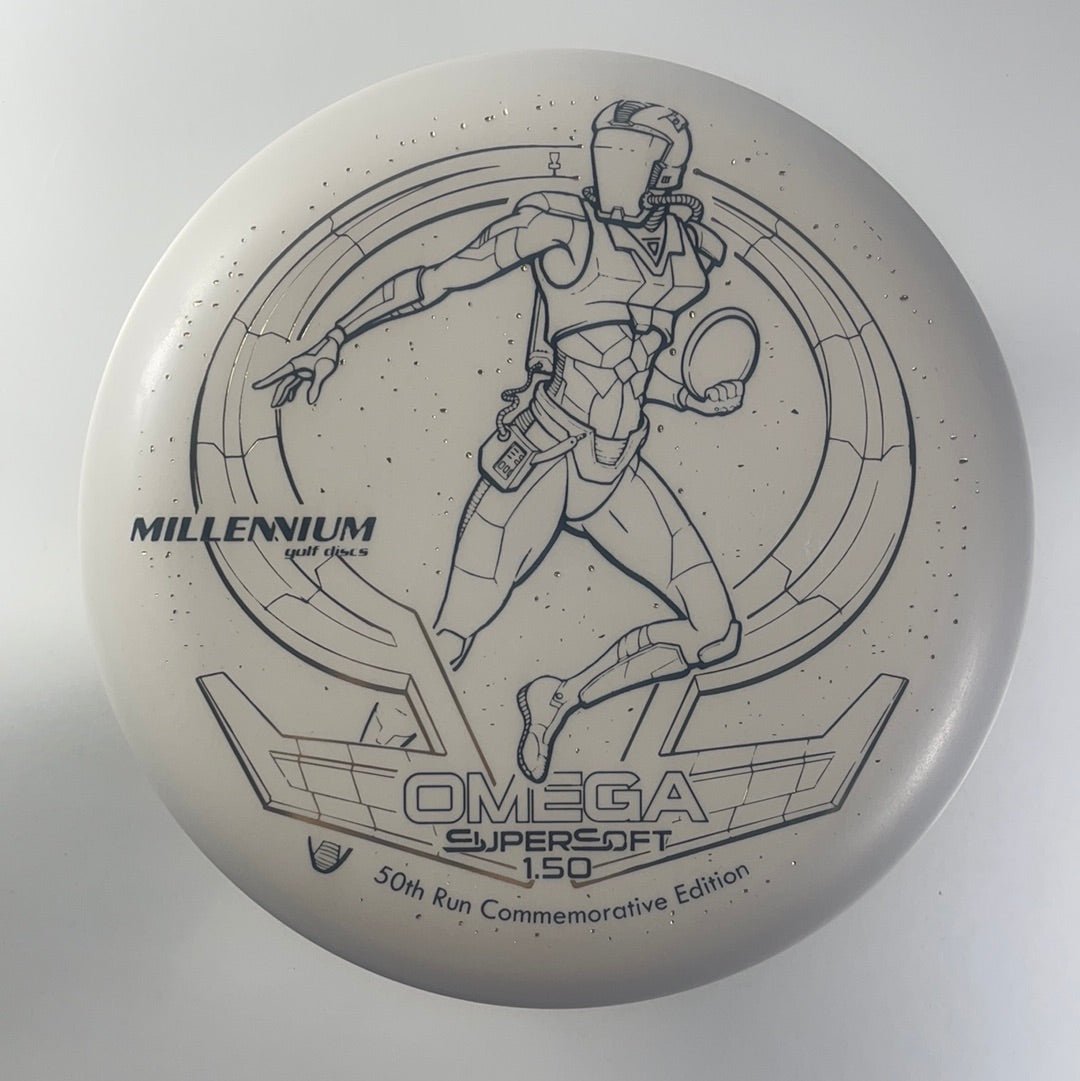 Millennium Golf Discs Omega | SuperSoft | White/Black 168-169g Disc Golf