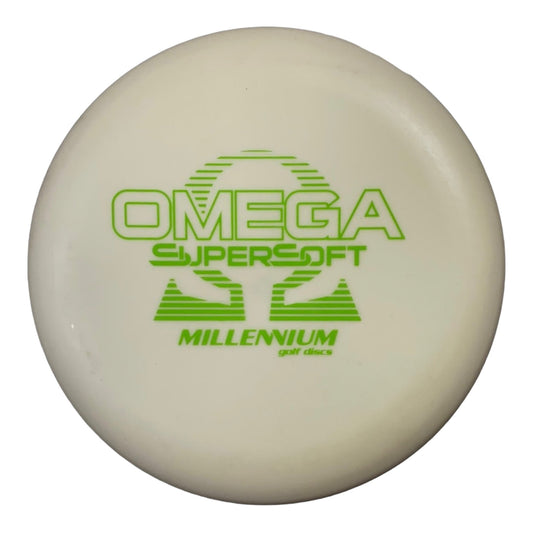 Millennium Golf Discs Omega | Supersoft | White/Green 150g Disc Golf