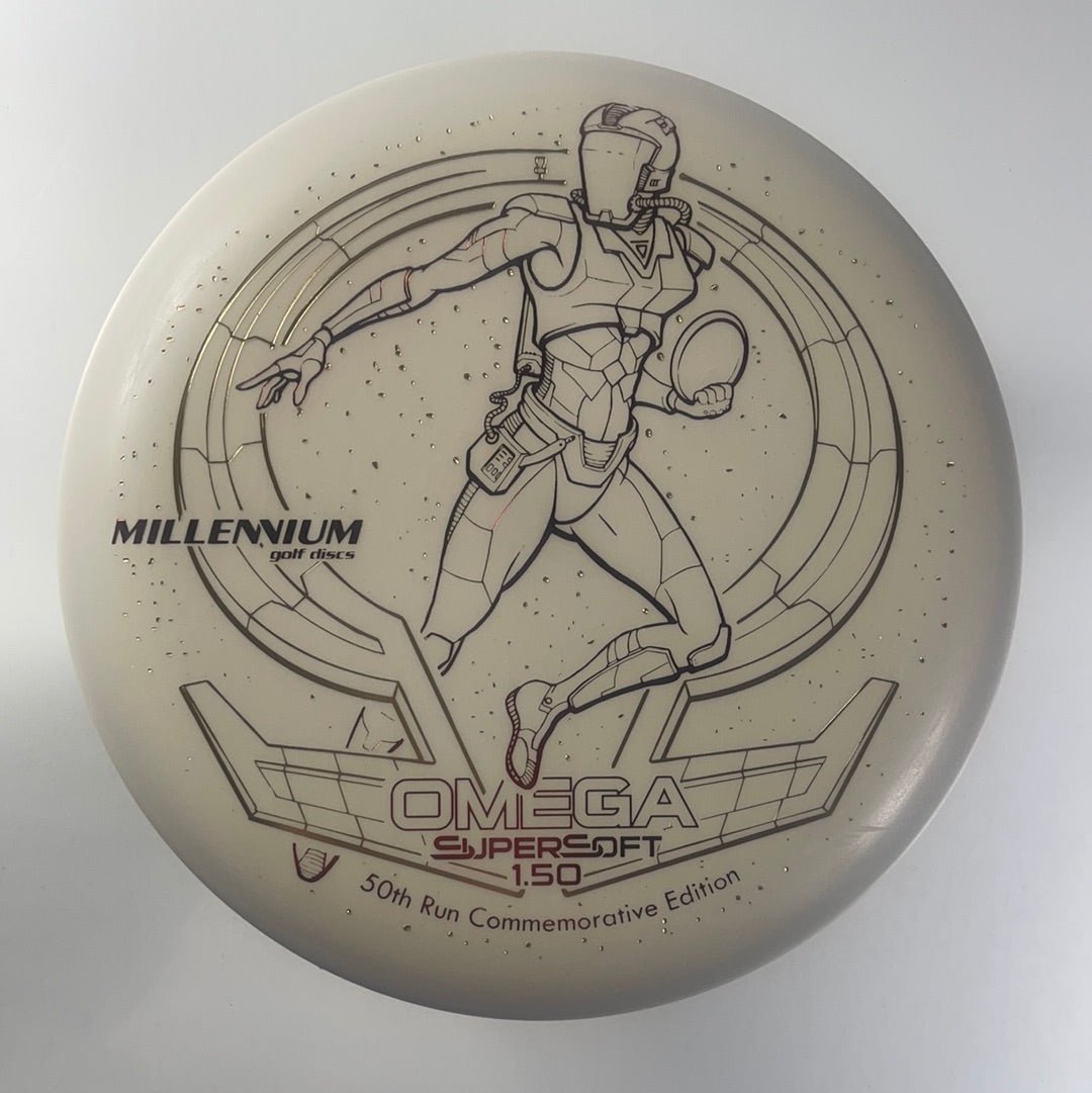 Millennium Golf Discs Omega | SuperSoft | White/Red 168-170g Disc Golf