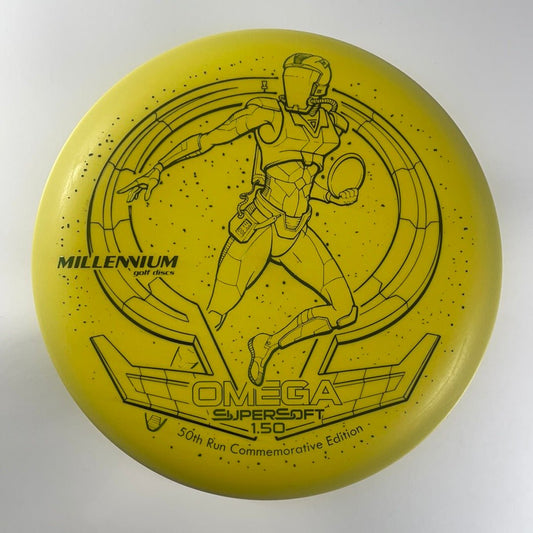 Millennium Golf Discs Omega | SuperSoft | Yellow/Green 167-172g Disc Golf