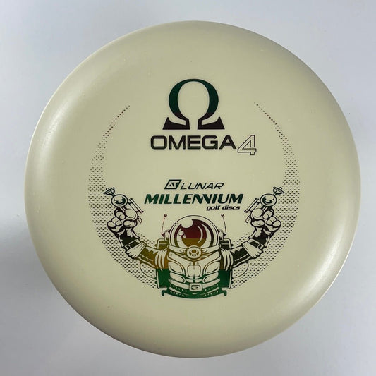 Millennium Golf Discs Omega4 | DT Lunar | White/Rasta 170g Disc Golf