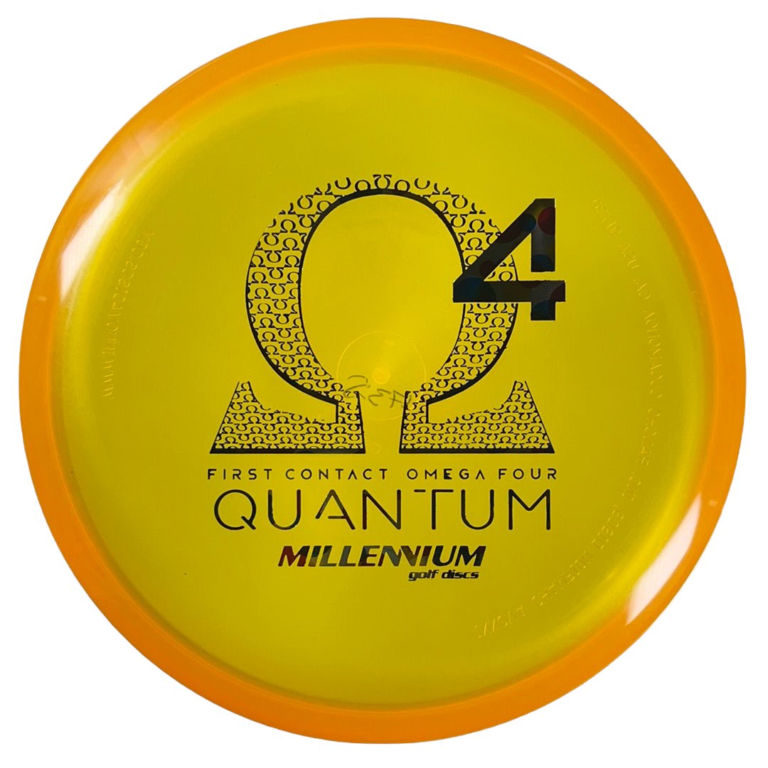 Millennium Golf Discs Omega4 | Quantum | Orange/Confetti 175g (First Run) Disc Golf