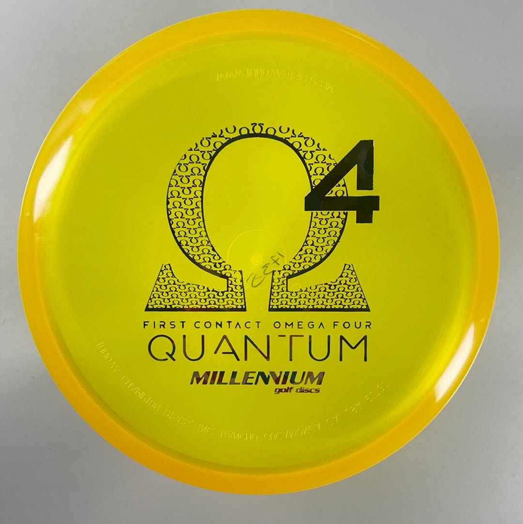 Millennium Golf Discs Omega4 | Quantum | Yellow/Confetti 173g (First Run) Disc Golf