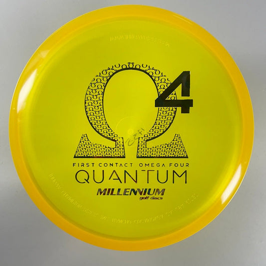 Millennium Golf Discs Omega4 | Quantum | Yellow/Confetti 173g (First Run) Disc Golf