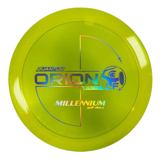 Millennium Golf Discs Orion LF | Quantum | Yellow/Holo 170-171g Disc Golf