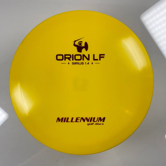 Millennium Golf Discs Orion LF | Sirius | Yellow/Red 169g Disc Golf