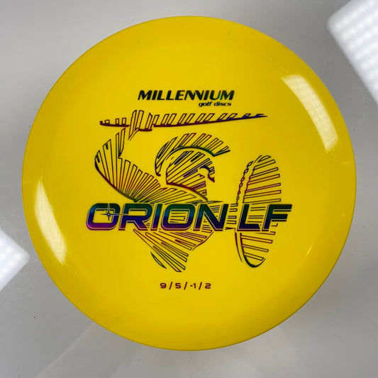 Millennium Golf Discs Orion LF | Standard | Yellow/Rainbow 171-175g Disc Golf