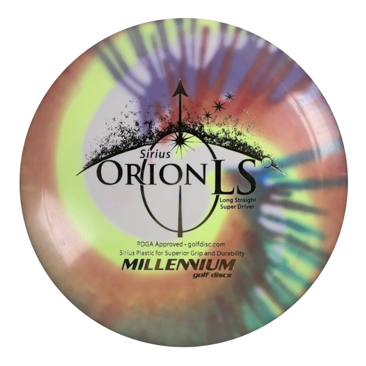 Millennium Golf Discs Orion LS | Sirius Dyed | Gold 168-171g Disc Golf