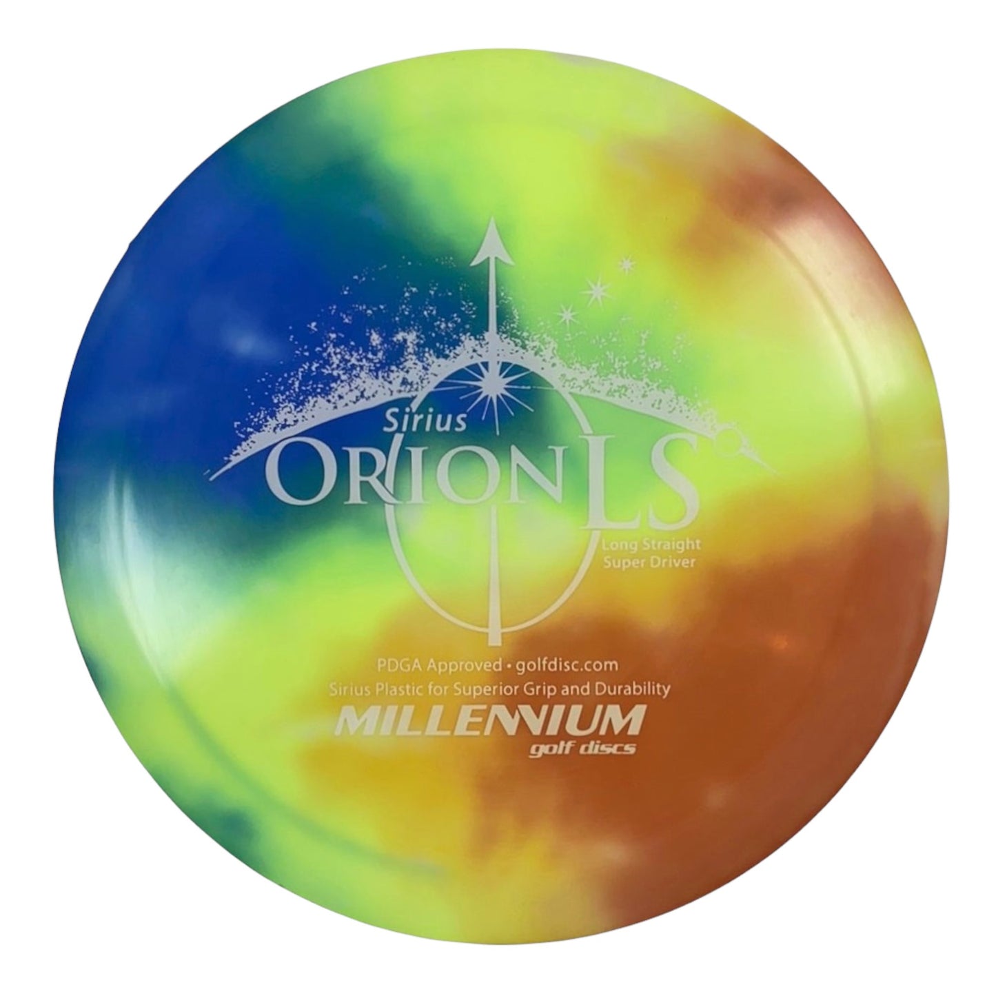 Millennium Golf Discs Orion LS | Sirius Dyed | Multi/White 170-175g Disc Golf