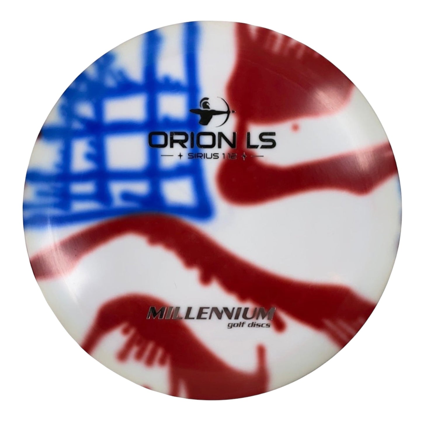 Millennium Golf Discs Orion LS | Sirius Dyed | USA/Silver 167-170g Disc Golf