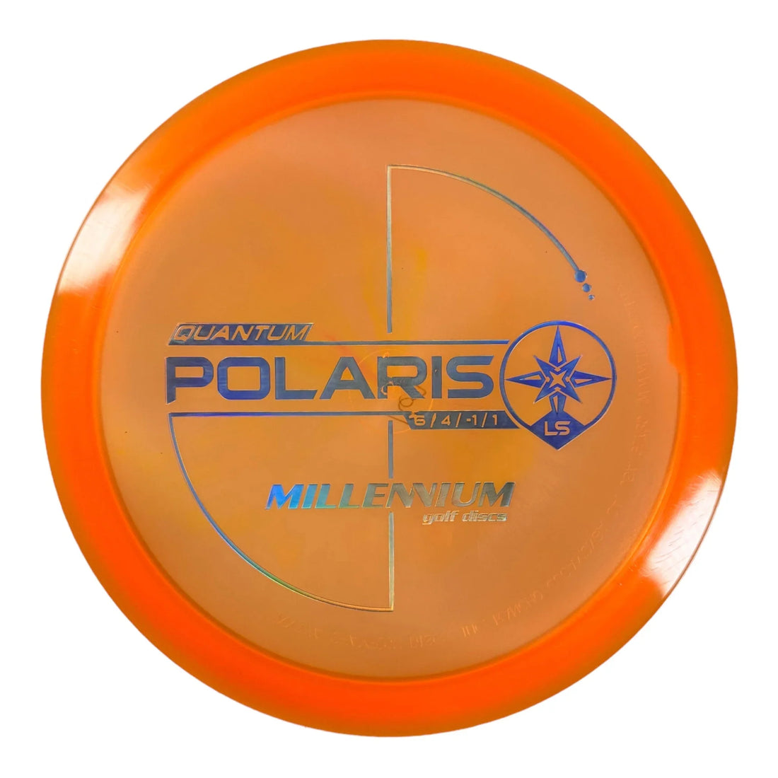 Millennium Golf Discs Polaris LS | Quantum | Orange/Holo 167g Disc Golf