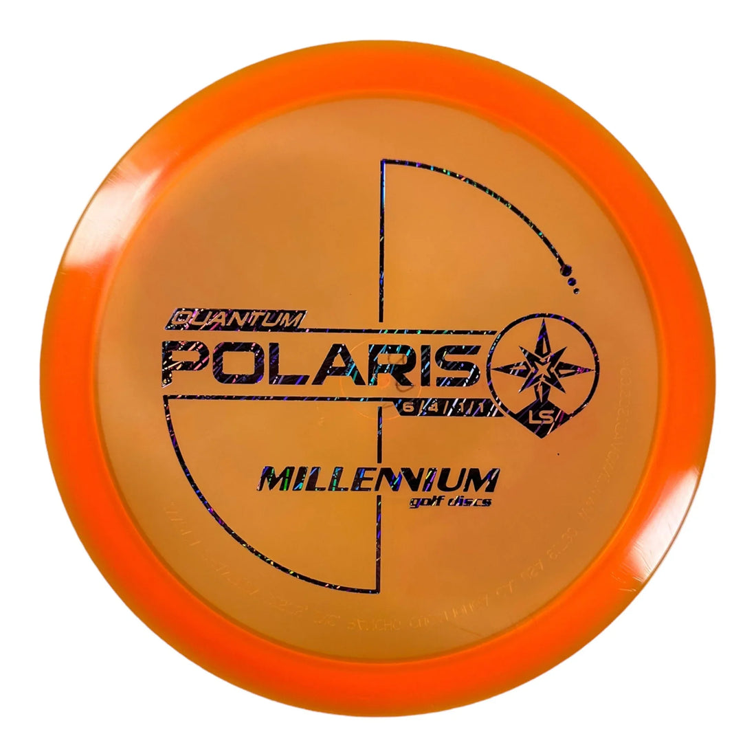 Millennium Golf Discs Polaris LS | Quantum | Orange/Purple 168 - 171g Disc Golf