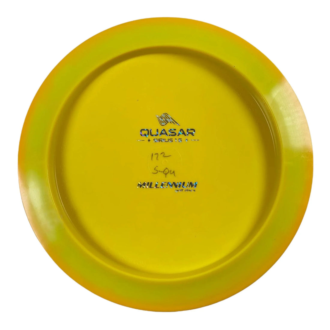 Millennium Golf Discs Quasar | Sirius | Yellow/Holo Disc Golf