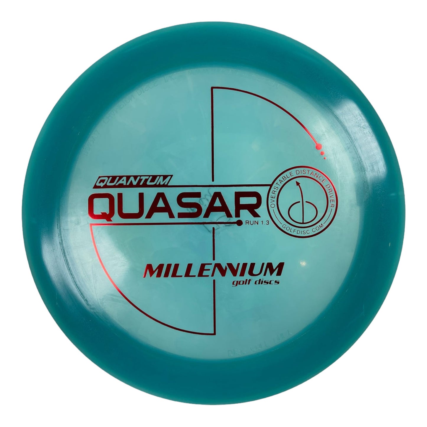 Millennium Golf Discs Quasar | Quantum | Blue/Red 175g Disc Golf