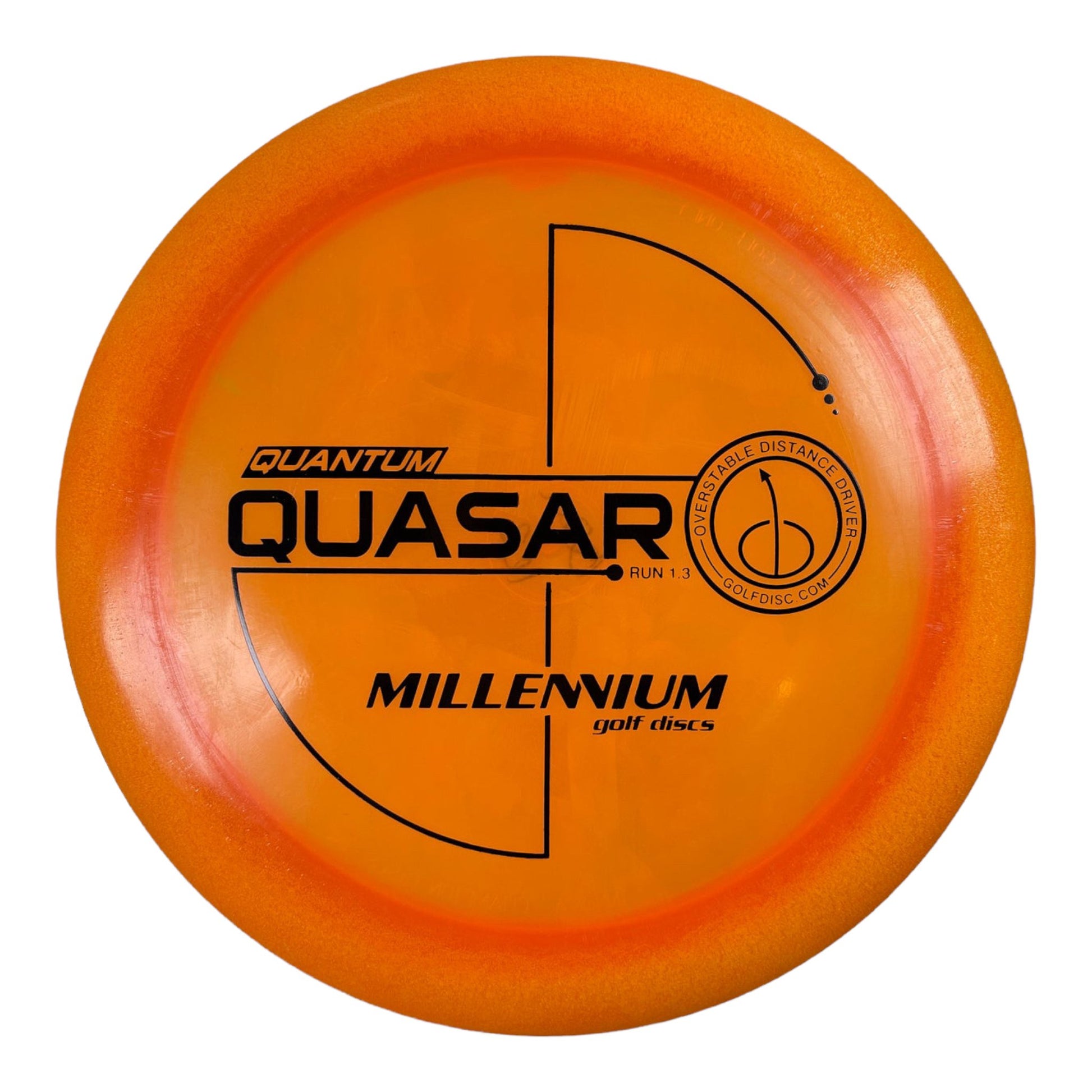 Millennium Golf Discs Quasar | Quantum | Orange/Black 162-175g