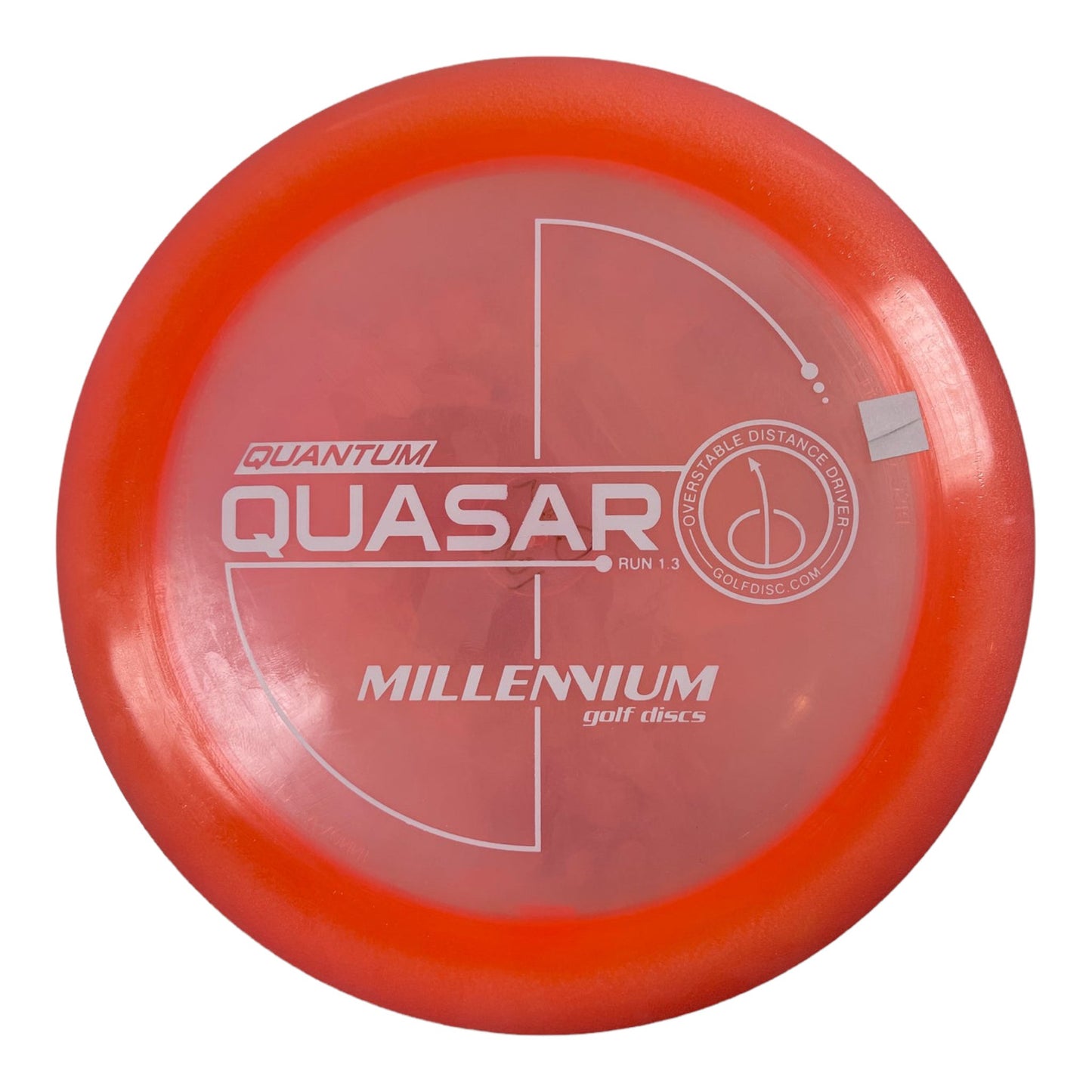 Millennium Golf Discs Quasar | Quantum | Peach/White 168g Disc Golf