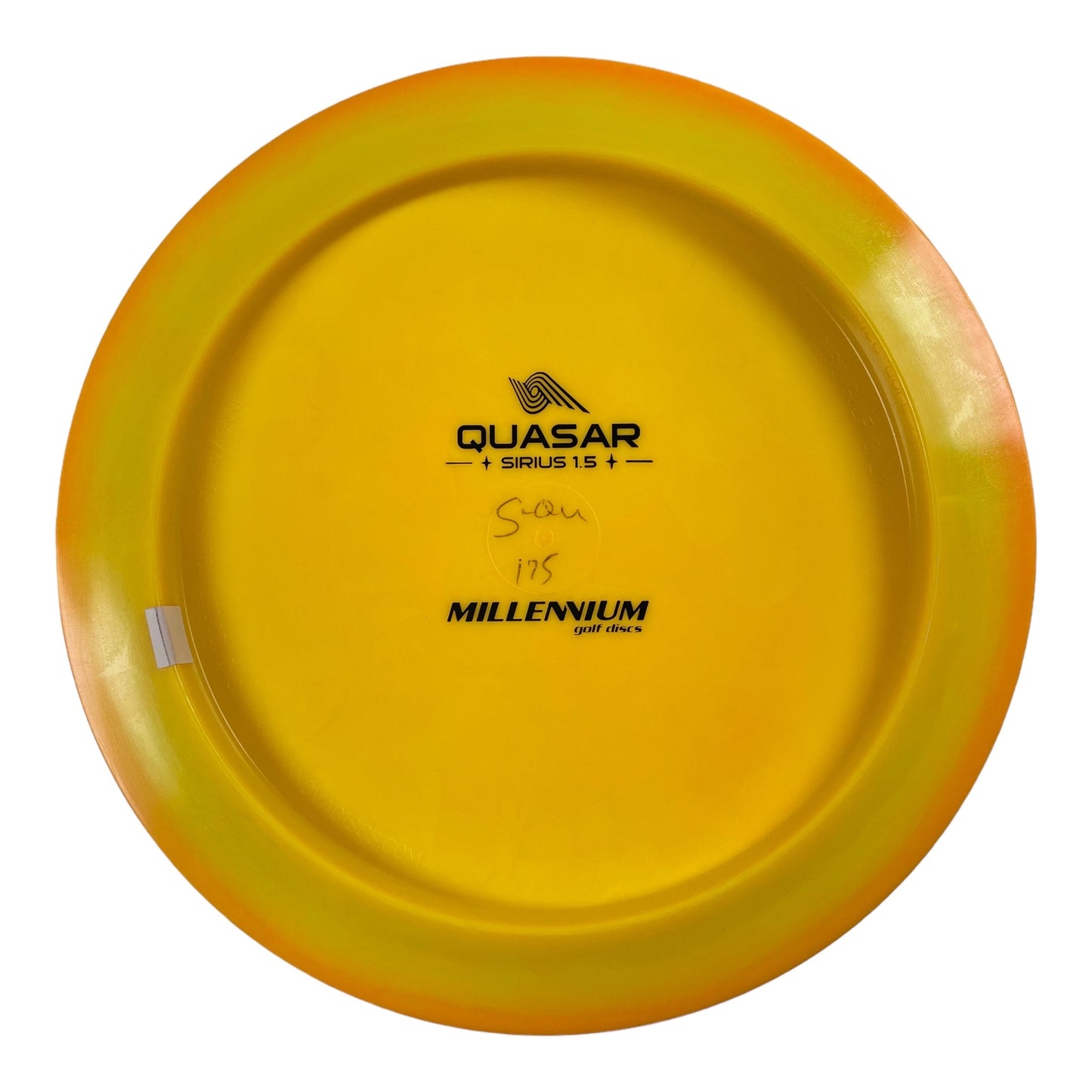 Millennium Golf Discs Quasar | Sirius | Orange/Black 175g Disc Golf