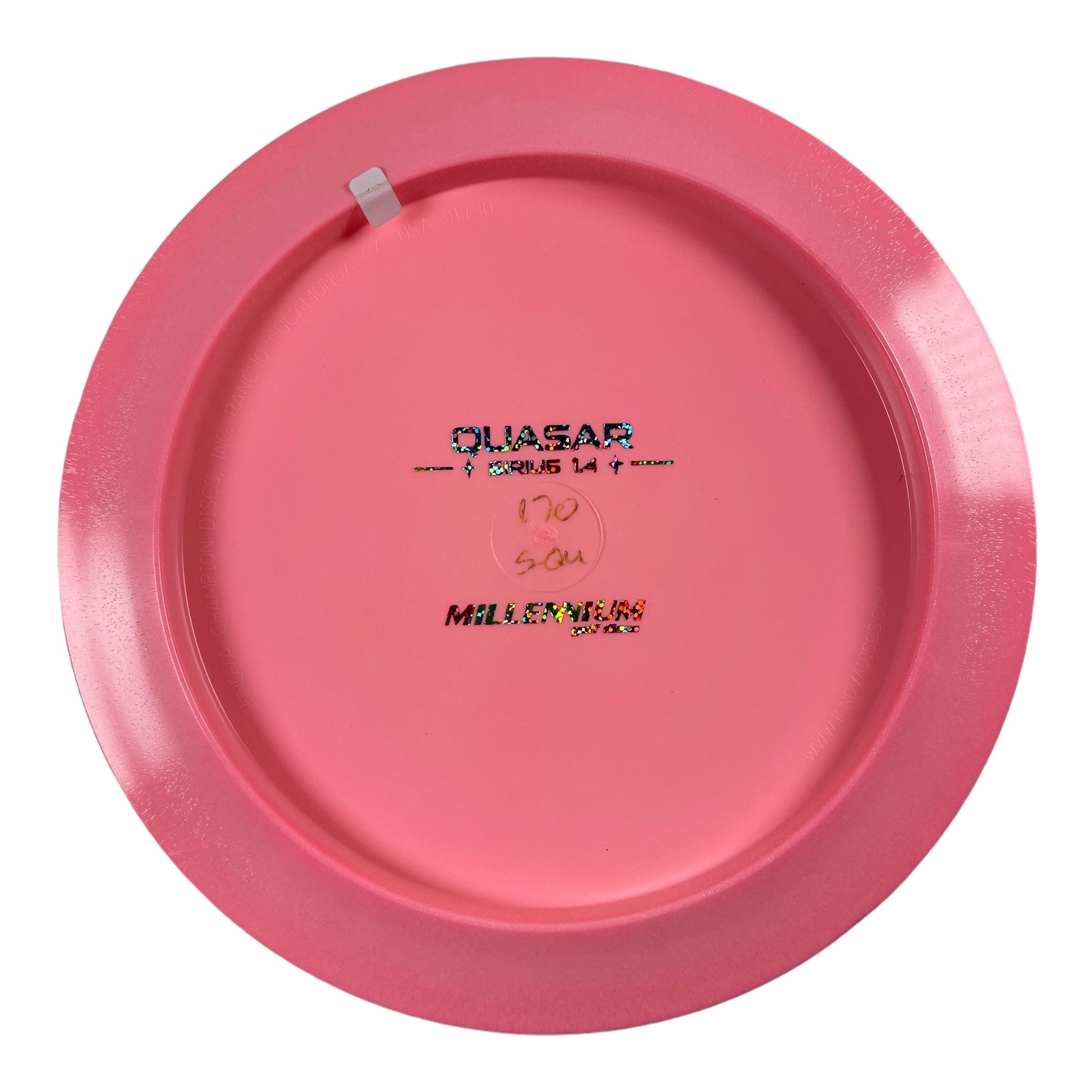 Millennium Golf Discs Quasar | Sirius | Pink/Rainbow 170-171g Disc Golf