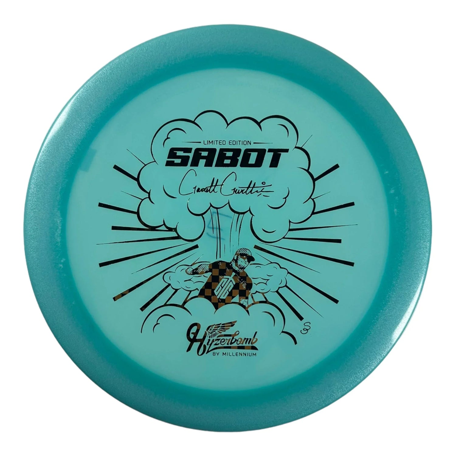 Millennium Golf Discs Sabot | Recon Color Glow | Blue/Checkers 171g (Garrett Gurthie) Disc Golf