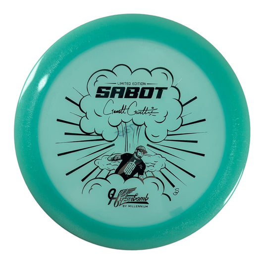 Millennium Golf Discs Sabot | Recon Color Glow | Blue/Stripes 173g (Garrett Gurthie) Disc Golf