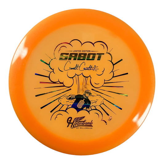 Millennium Golf Discs Sabot | Recon Color Glow | Orange/Rainbow 171-172g (Garrett Gurthie) Disc Golf