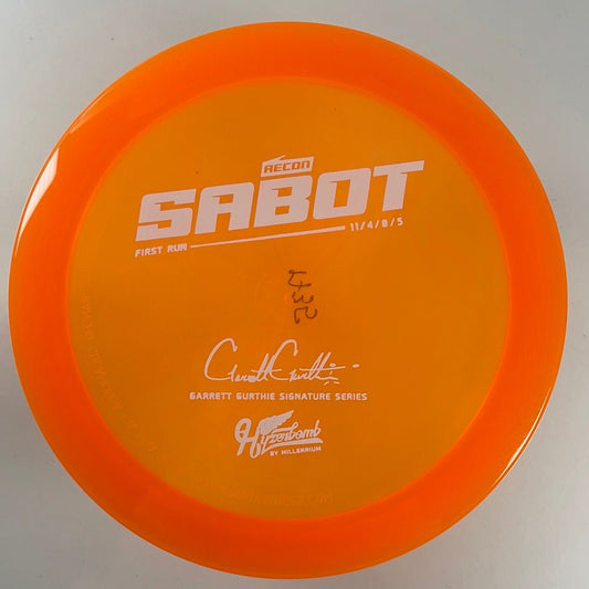 Millennium Golf Discs Sabot | Recon | Orange/White 173g Disc Golf