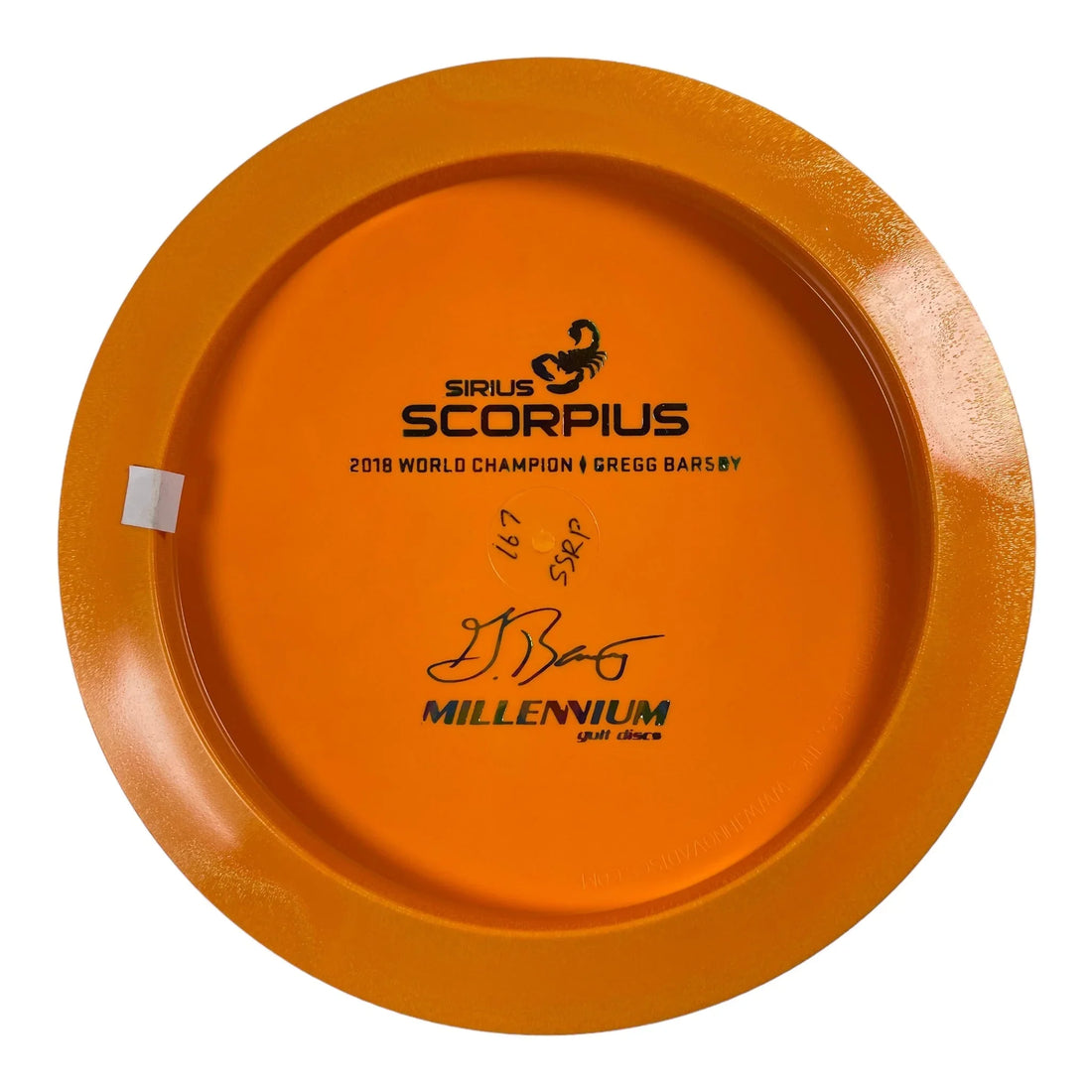Millennium Golf Discs Scorpius | Sirius | Orange/Rainbow 168 - 171g (Gregg Barsby) Disc Golf