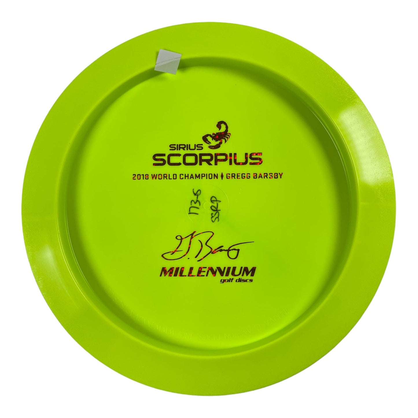 Millennium Golf Discs Scorpius | Sirius | Neon/Red 175g (Gregg Barsby) Disc Golf