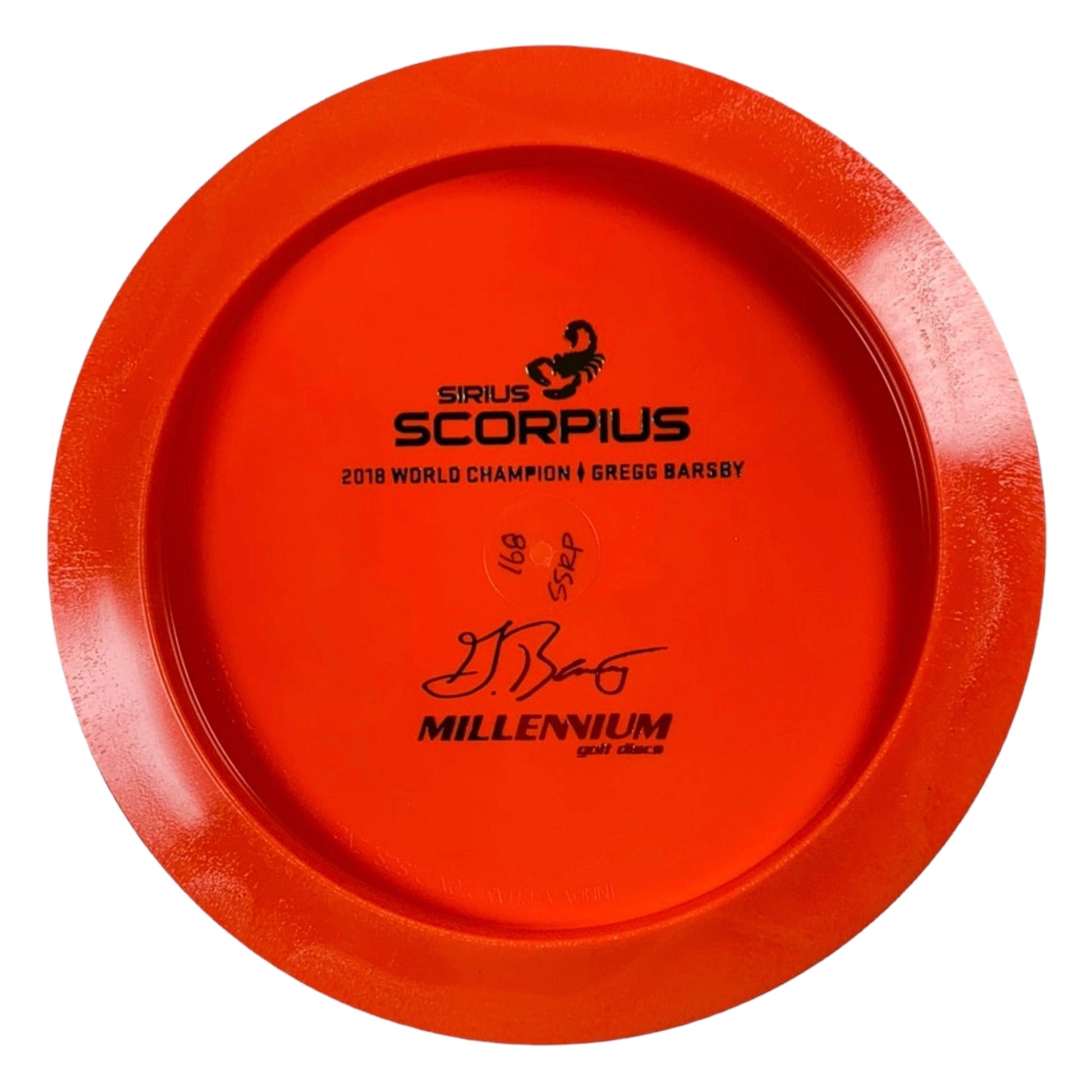 Millennium Golf Discs Scorpius | Sirius | Orange/Rainbow 167g (Gregg Barsby) Disc Golf