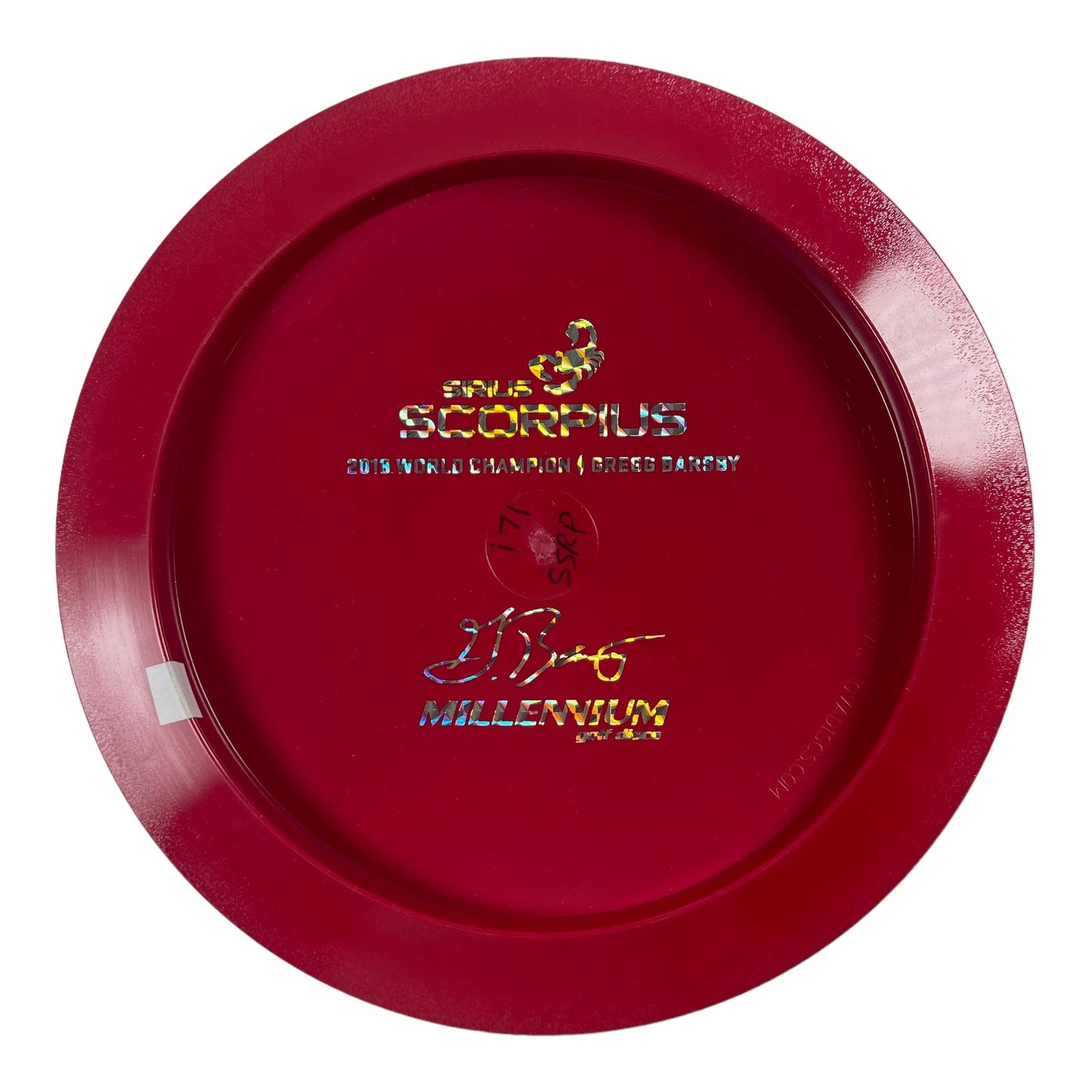 Millennium Golf Discs Scorpius | Sirius | Red/Holo 171g (Gregg Barsby) Disc Golf