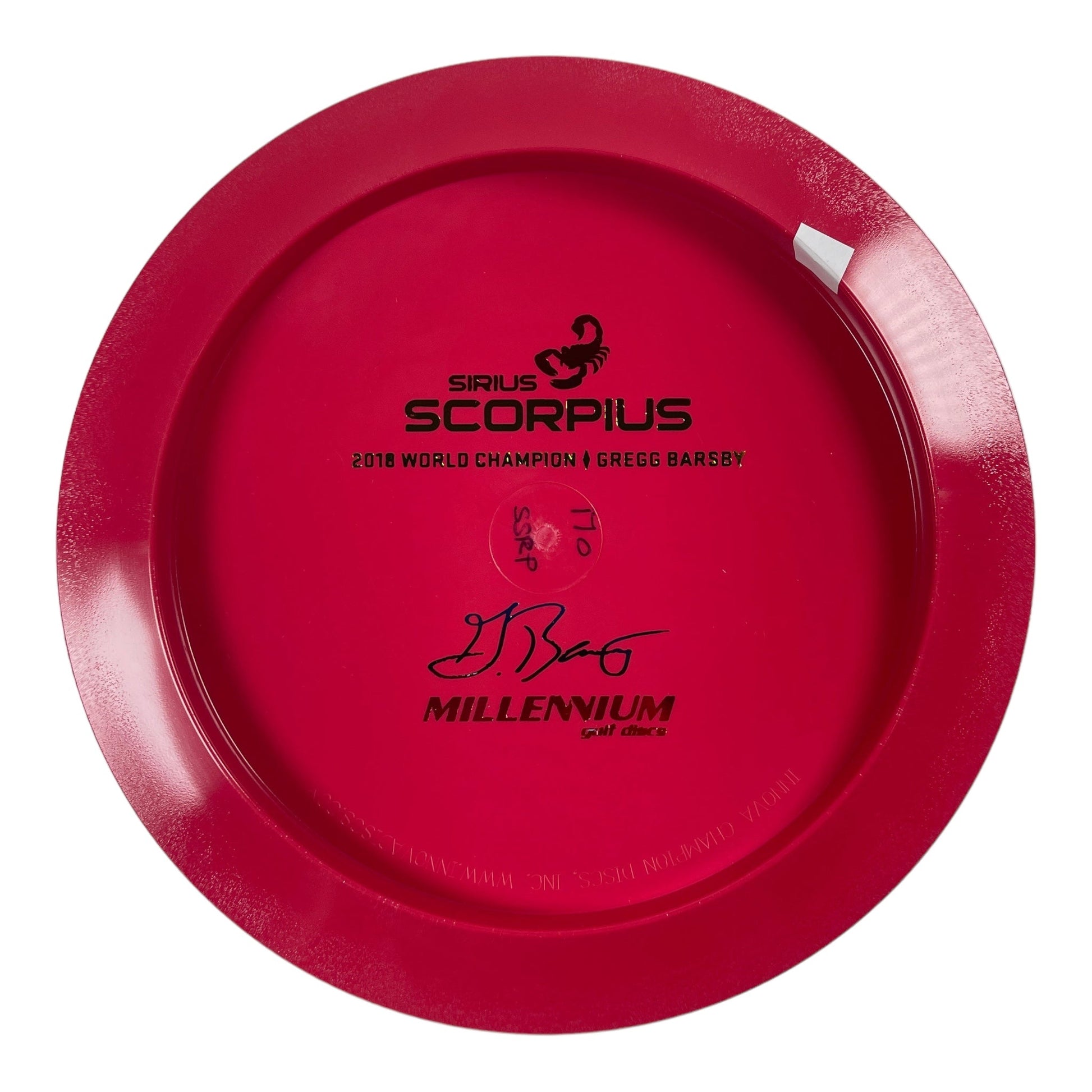 Millennium Golf Discs Scorpius | Sirius | Red/Rainbow 170-175g (Gregg Barsby) Disc Golf