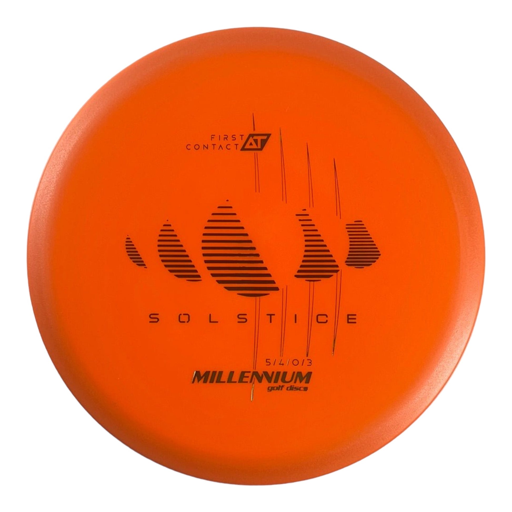 Millennium Golf Discs Solstice | Delta-T | Orange/Green 180g Disc Golf