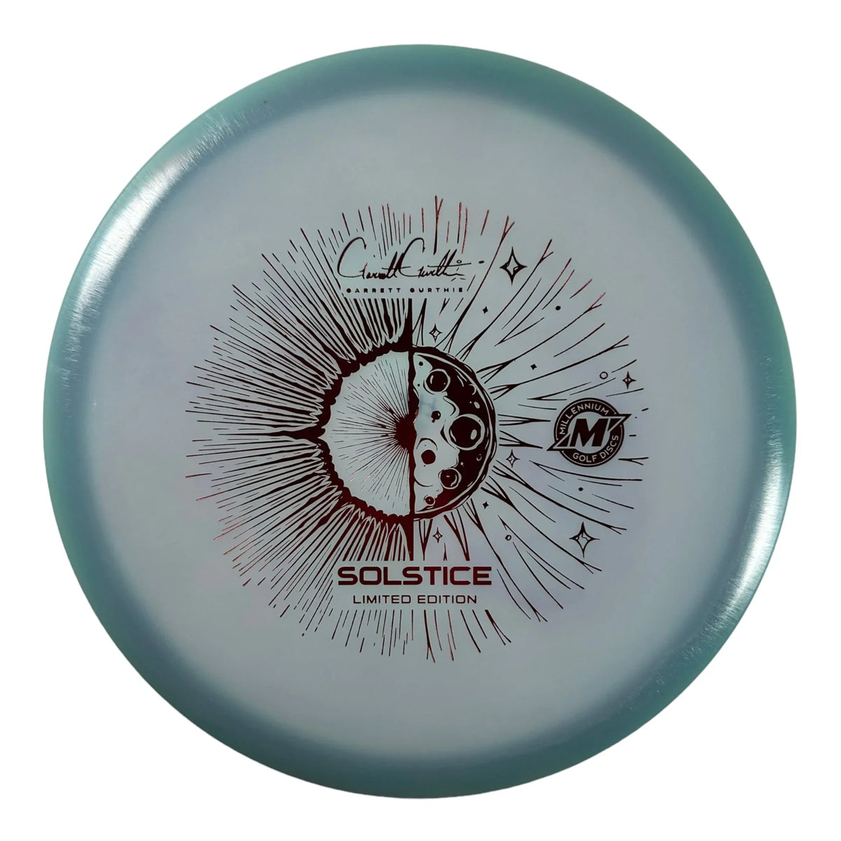 Solstice | Quantum Color Lunar | Blue/Red 177g by Millennium Golf Discs ...