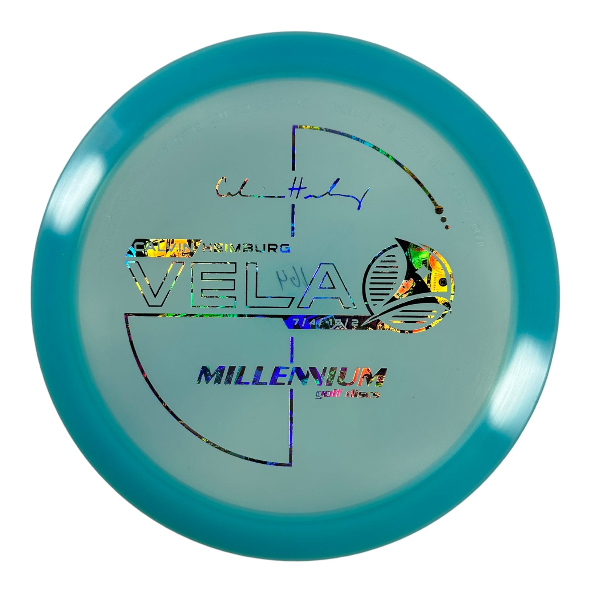 Millennium Golf Discs Vela | Quantum | Blue/Holo 164g (Calvin Heimburg) Disc Golf