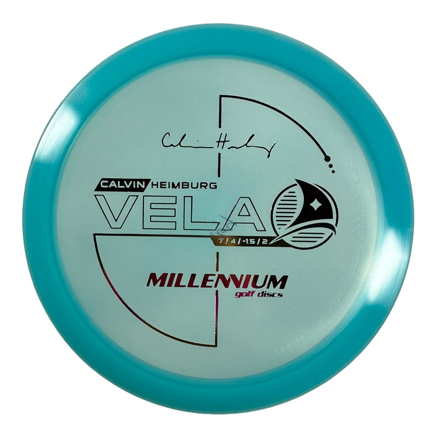 Millennium Golf Discs Vela | Quantum | Blue/Sunset 163-164g (Calvin Heimburg) Disc Golf