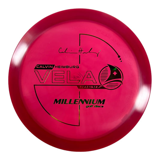 Millennium Golf Discs Vela | Quantum | Red/Rasta 168g (Calvin Heimburg) Disc Golf