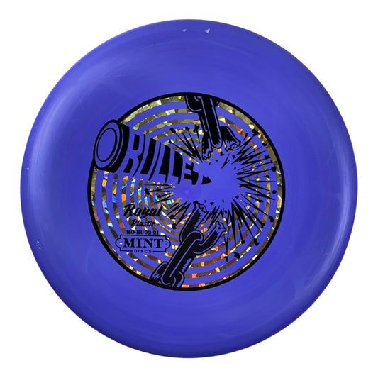 Mint Discs Bullet | Medium Royal | Blue/Holo 168g Disc Golf