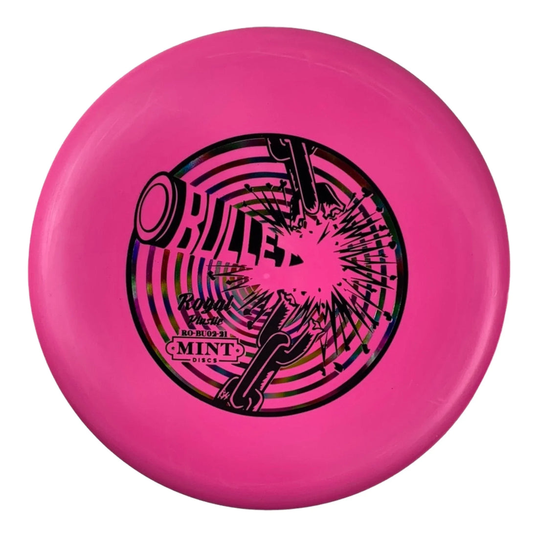 Mint Discs Bullet | Medium Royal | Pink/Rainbow 169g Disc Golf