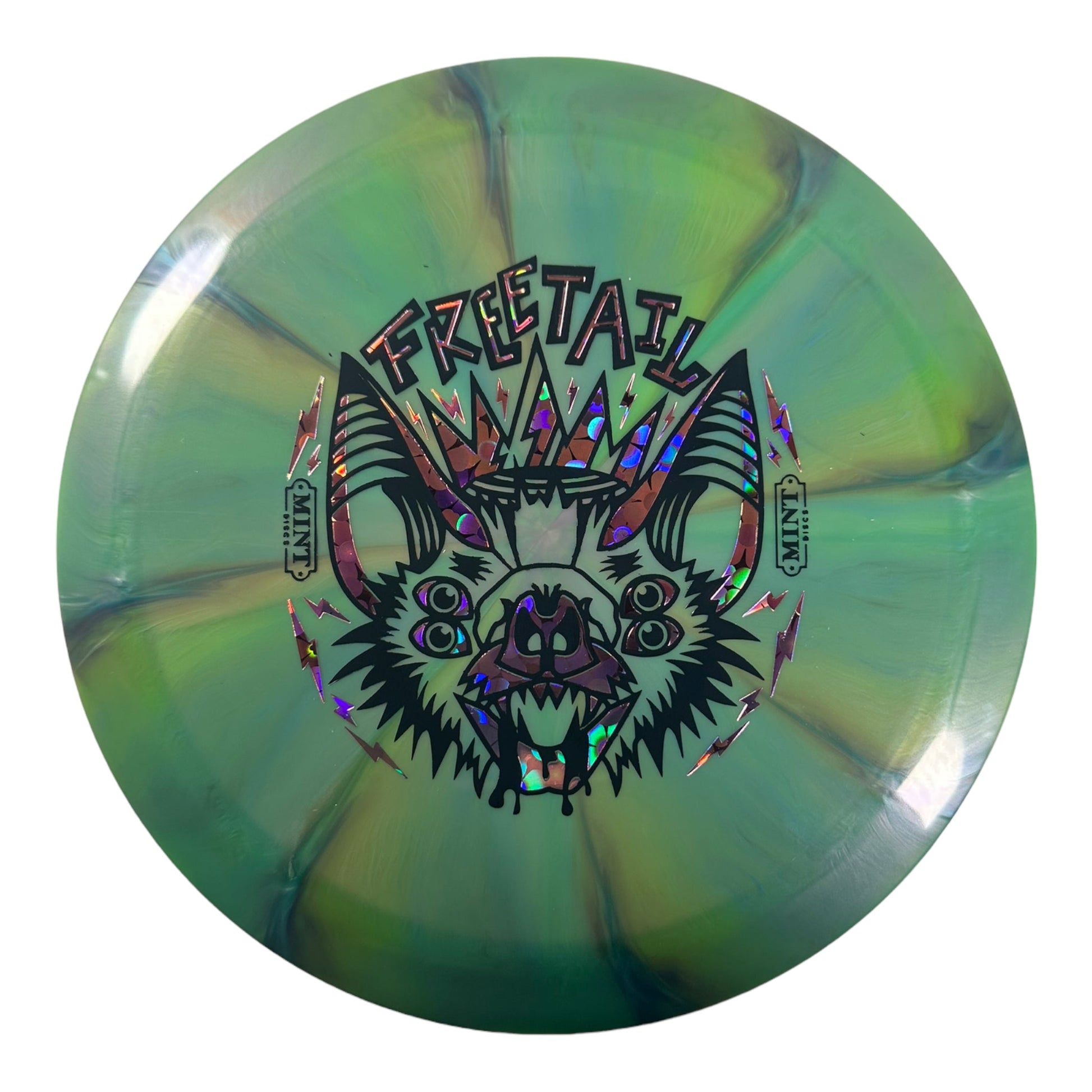 Mint Discs Freetail | Sublime Swirl | Green/Flowers 174g Disc Golf