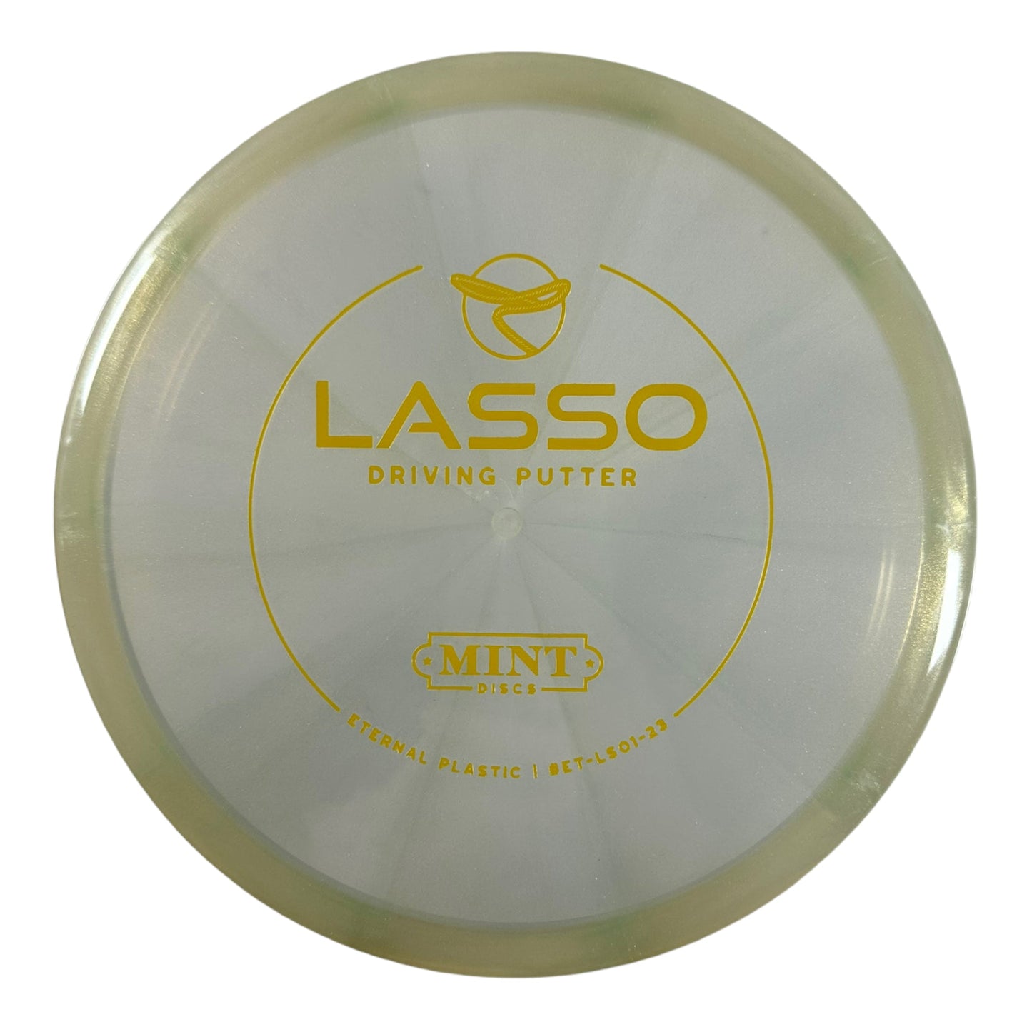 Mint Discs Lasso | Eternal | Clear/Gold 165g Disc Golf