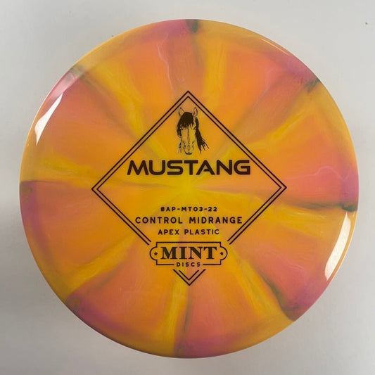 Mint Discs Mustang | Swirly Apex | Orange/Blue 174g Disc Golf