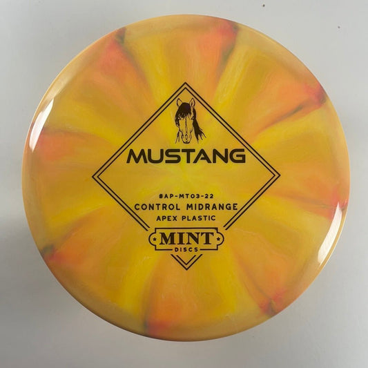 Mint Discs Mustang | Swirly Apex | Orange/Purple 174g Disc Golf
