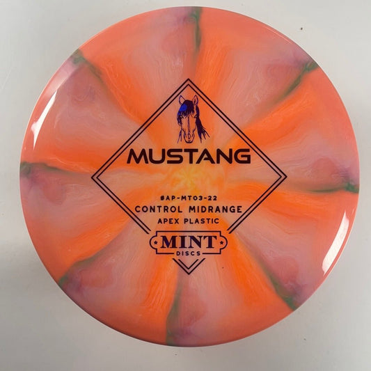Mint Discs Mustang | Swirly Apex | Pink/Blue 177g Disc Golf