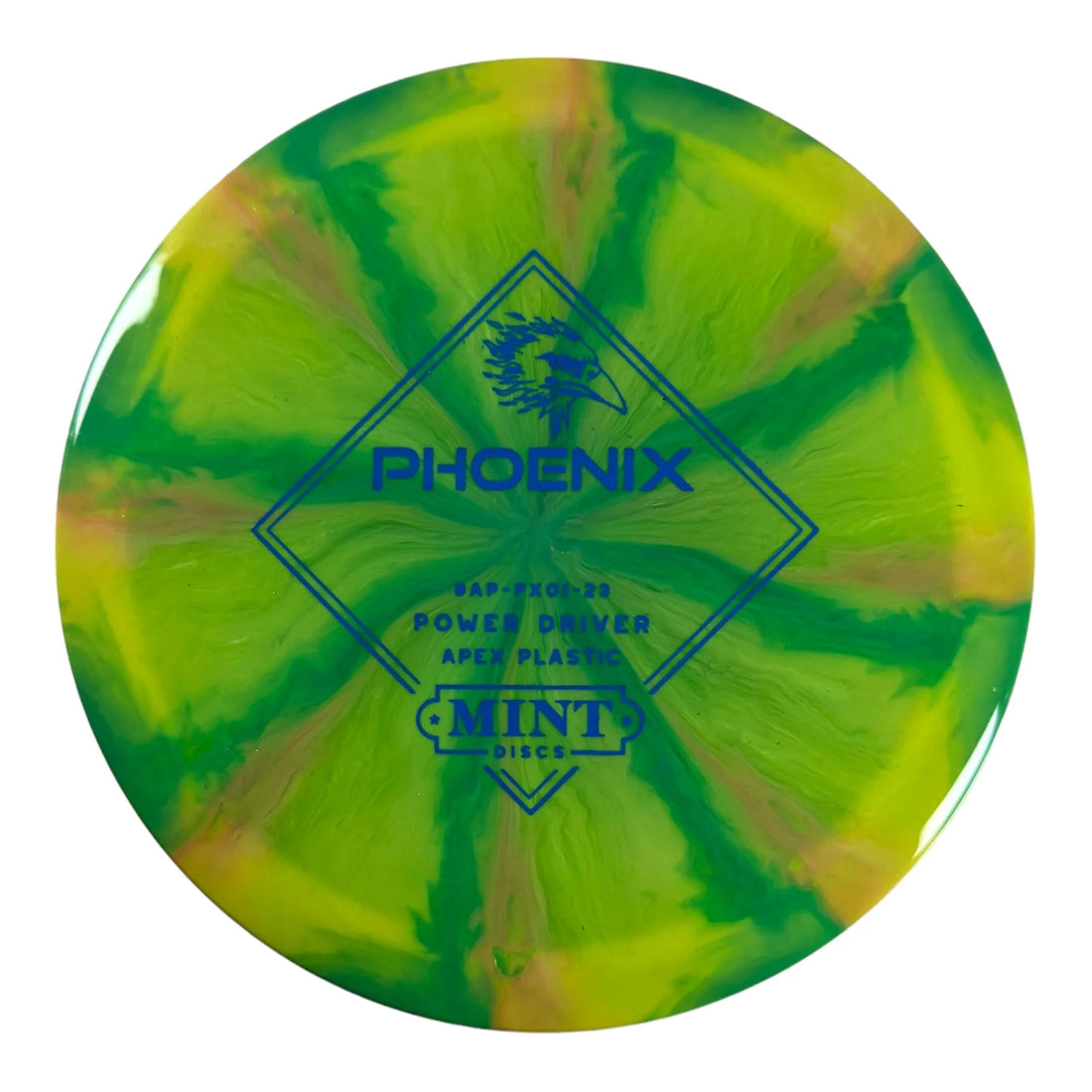 Mint Discs Phoenix | Swirly Apex | Green/Blue 175g Disc Golf