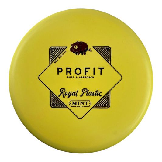 Mint Discs Profit | Medium Royal | Yellow/Red 167g Disc Golf