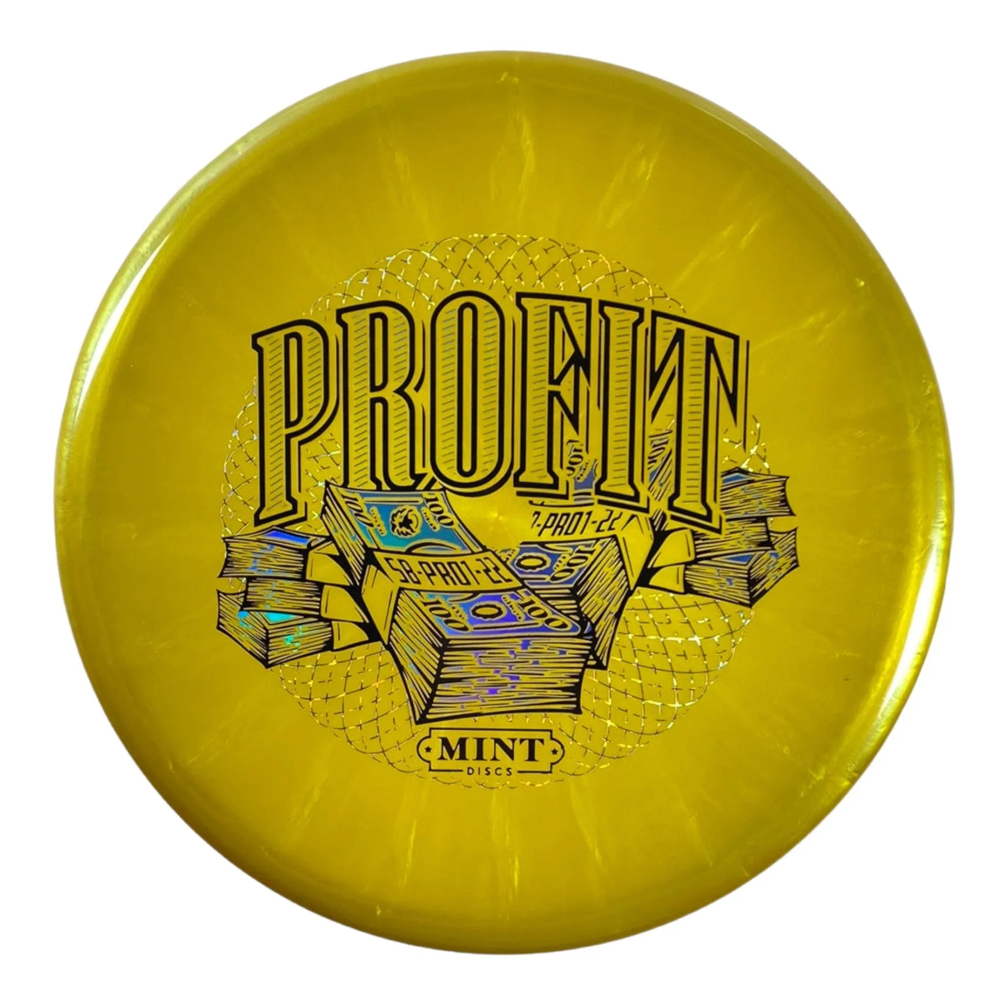 Mint Discs Profit | Sublime | Yellow/Holo 167g Disc Golf