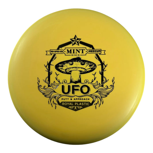 Mint Discs UFO | Medium Royal | Yellow/Silver 174g Disc Golf