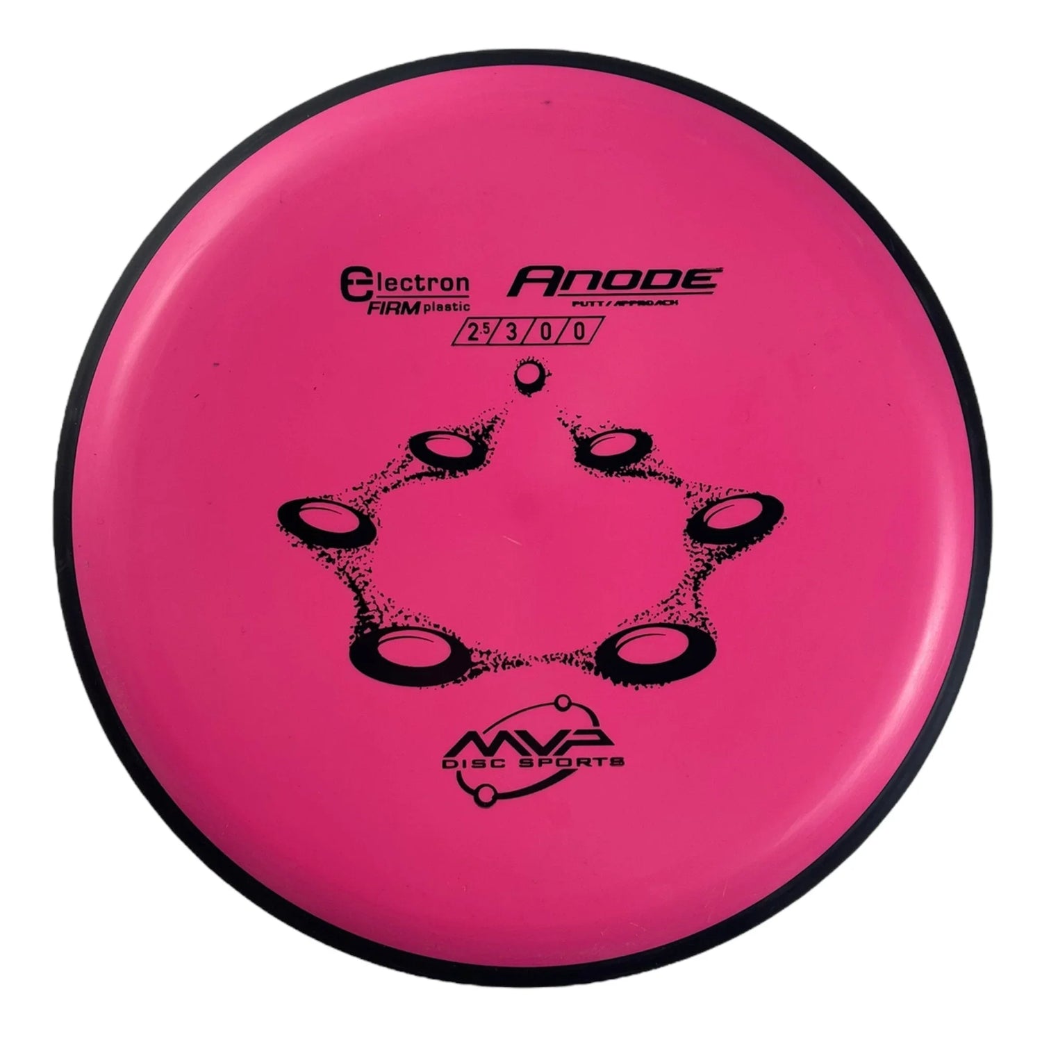 MVP Disc Sports Anode | Electron Firm | Pink/Black 173g Disc Golf