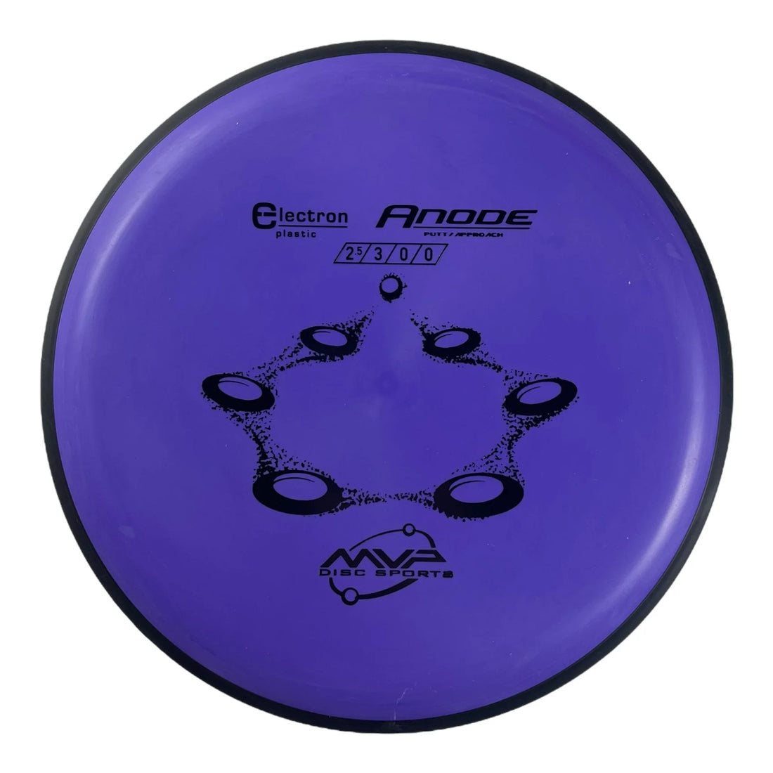 MVP Disc Sports Anode | Electron | Purple/Black 173g Disc Golf