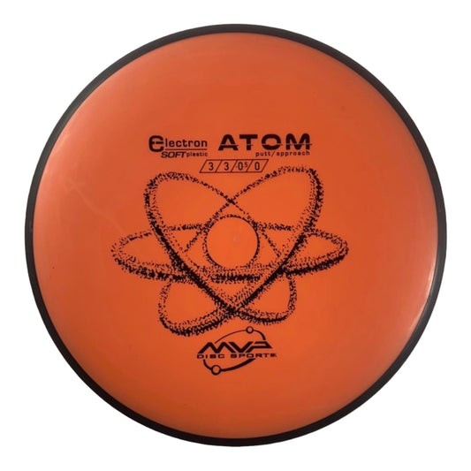 MVP Disc Sports Atom | Electron Soft | Orange 168-175g Disc Golf